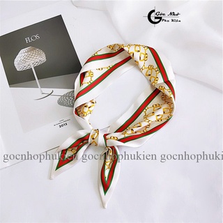 Khăn quàng cổ lụa dài, khăn turban lụa dài  cao cấp D86F