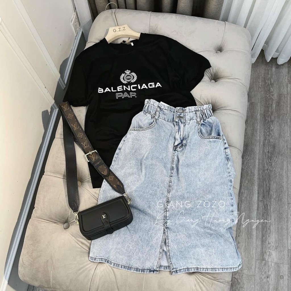 [Mã FAXANH55 giảm 10K đơn 50K] Chân váy jeans xẻ 2 màu cạp chun mã 1228+1229 ( kèm ảnh thật ) | BigBuy360 - bigbuy360.vn