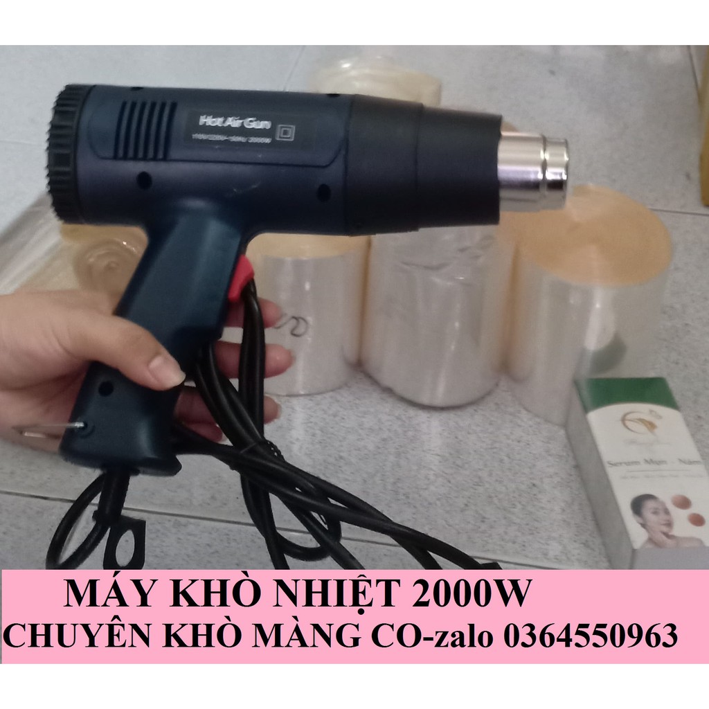 Máy khò hơi nóng AIRGUN CÔNG SUẤT LÊN ĐẾN 2000W- Chỉnh theo nhiệt độ hết sức tiện lợi