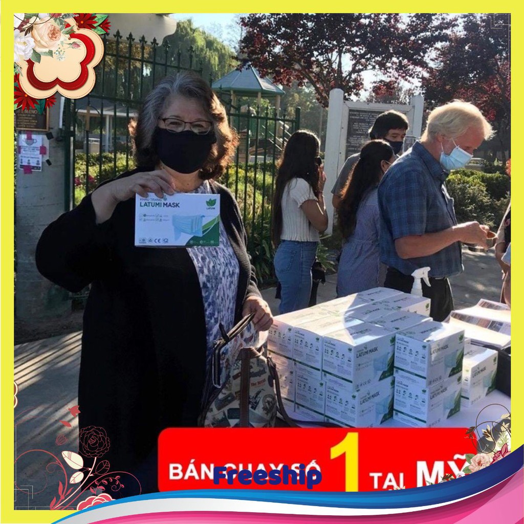 1 Hộp Khẩu Trang Y Tế 4 Lớp Lọc Khuẩn LATUMI 50 Cái / Hộp Chính Hãng Đạt Tiêu Chuẩn Quốc Tế Xuất Khẩu pentashop01 | BigBuy360 - bigbuy360.vn