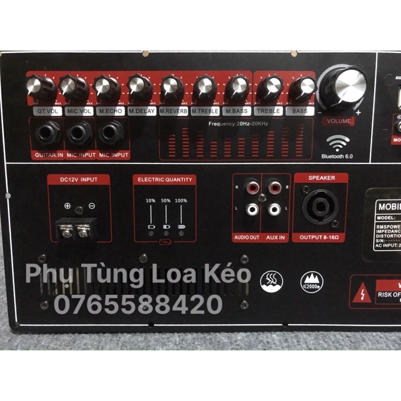 Mạch Loa Kéo YD-AB Echo Reverb Công Suất 420w Đôi Có Quạt