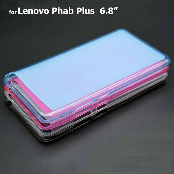 Ốp Lưng Trong Suốt Cho Lenovo Phab Plus Puas 6.8 "Đen