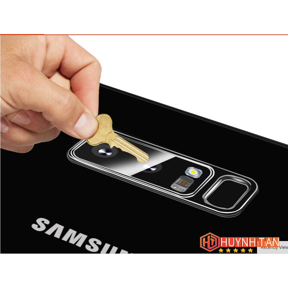 Kính cường lực camera Samsung Note 8 siêu mỏng, vát 2,5d