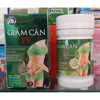 (chính hãng) viên giảm cân pv lọ 60 viên phúc vinh