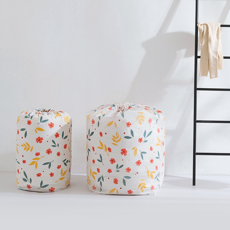 Túi đựng quần áo/ chăn mền chống bụi bẩn in họa tiết hình học độc đáo tiện dụng