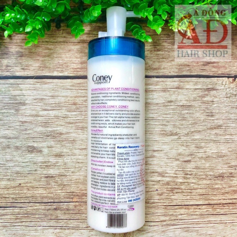 [G01] [Chính hãng][New] KEM KERATIN CONEY PHỤC HỒI TÓC HƯ TỔN CHÍNH HÃNG Ý RECOVERY CREAM 730ML S007 | BigBuy360 - bigbuy360.vn