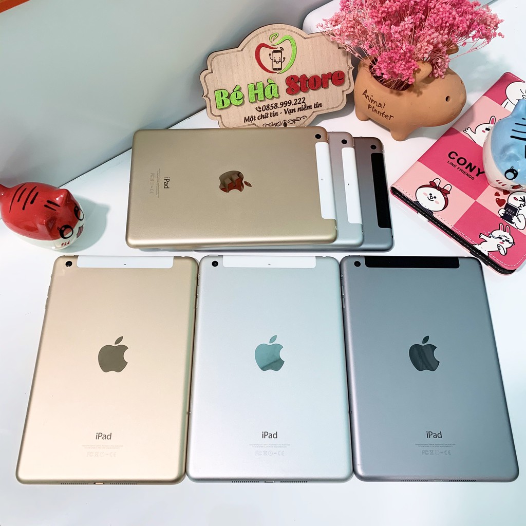 Máy Tính Bảng iPad Mini 3 - 128/ 64/ 32/ 16Gb (4G + Wifi) - Zin Đẹp 99% - Có Vân Tay | BigBuy360 - bigbuy360.vn