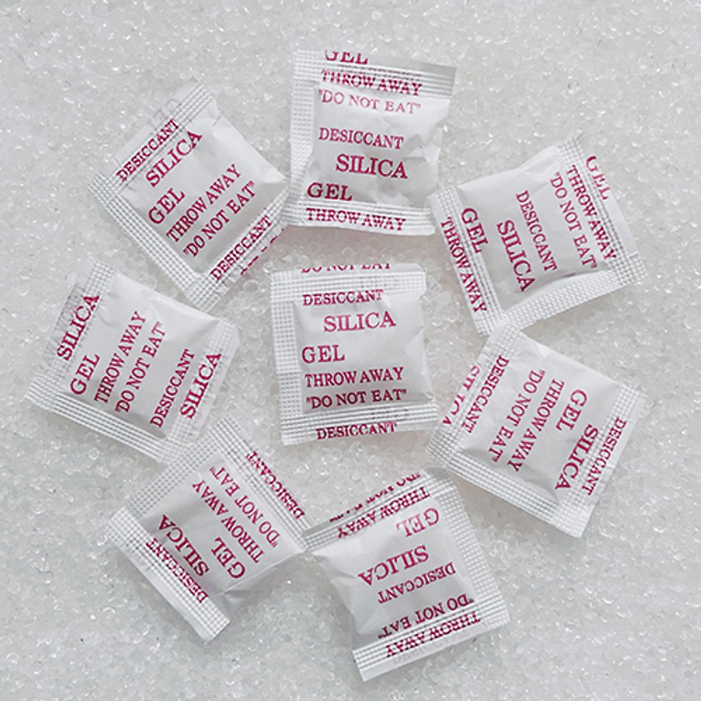 Combo 20 Gói Hút ẩm Giày Dép Silica Gel. Gói Chống Ẩm Cao Cấp