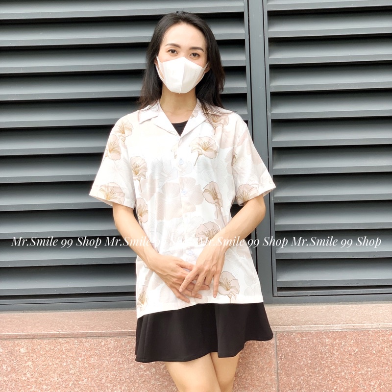 Áo Sơ Mi Nam Nữ Unisex tay ngắn Họa Tiết Vintage Flower , chất Lụa Gân dày đẹp, hàng Thiết Kế Mr.Smile 99 Shop | BigBuy360 - bigbuy360.vn