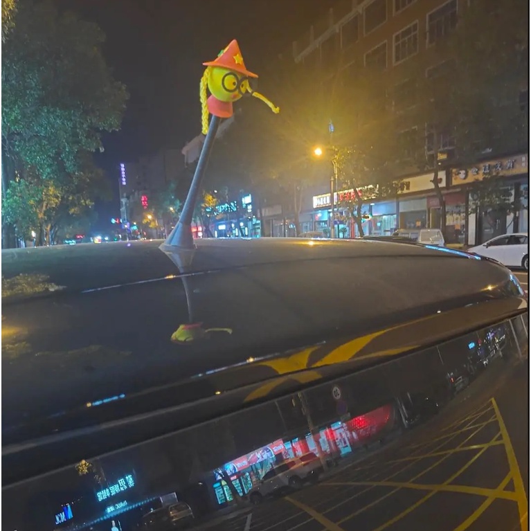 Mini COOPER Ăng Ten Trang Trí Bóng Mickey Hoạt Hình Búp Bê COUNTRYMAN Bên Ngoài Ô Tô Ăng Ten Bóng