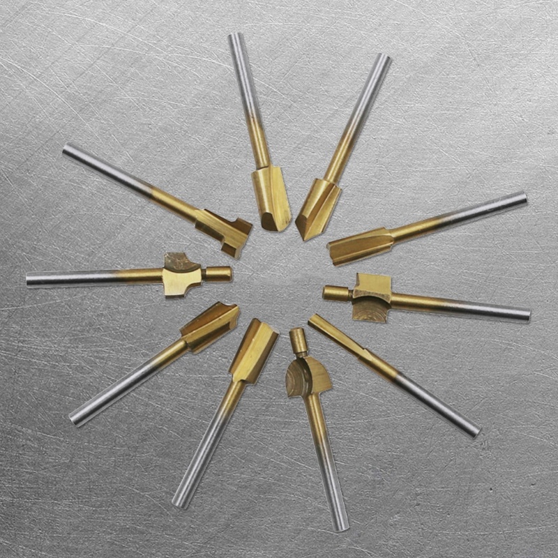 Mũi Phay Cắt Thẳng 3mm Bằng Cacbua Chuyên Dụng