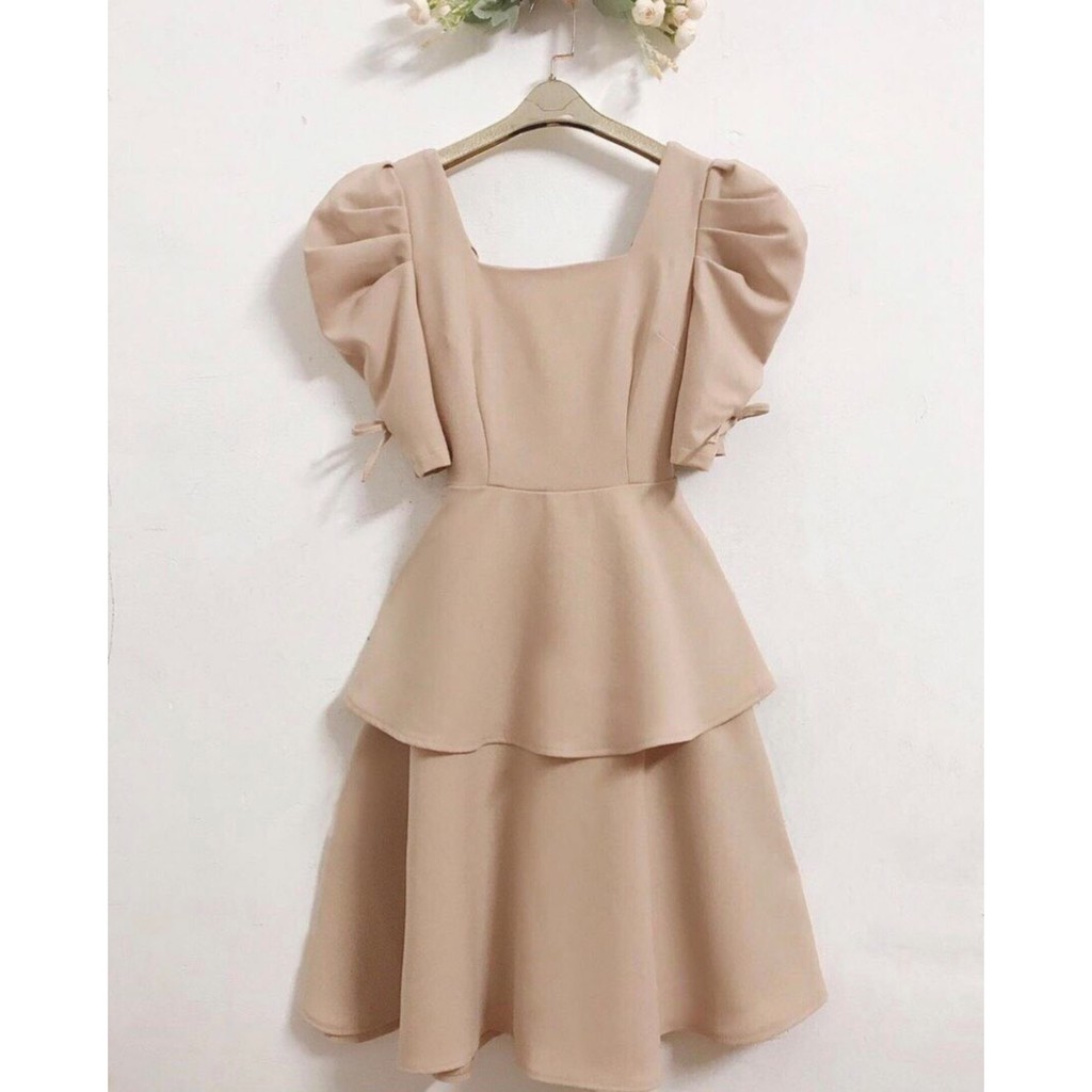 Đầm dự tiệc cổ V quấn eo cao cấp thời trang SUSU_FASHION193 (hàng bán shop) | BigBuy360 - bigbuy360.vn