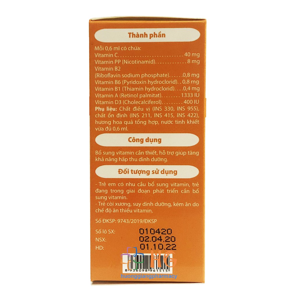 [Kèm Quà Tặng] Novita Drops - Bổ sung Vitamin cần thiết. Giúp tăng khả năng hấp thu dinh dưỡng, giảm nguy cơ nhiễm khuẩn