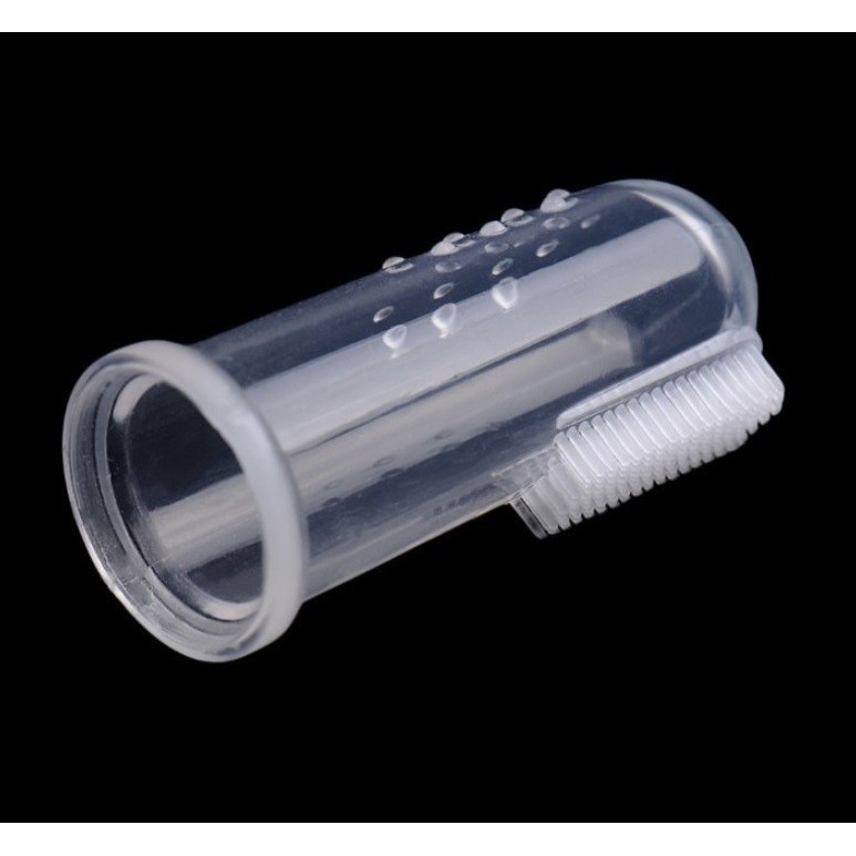 Tưa Lưỡi Silicon Xỏ Ngón Làm Sạch Răng Lưỡi Và Lợi Cho Bé