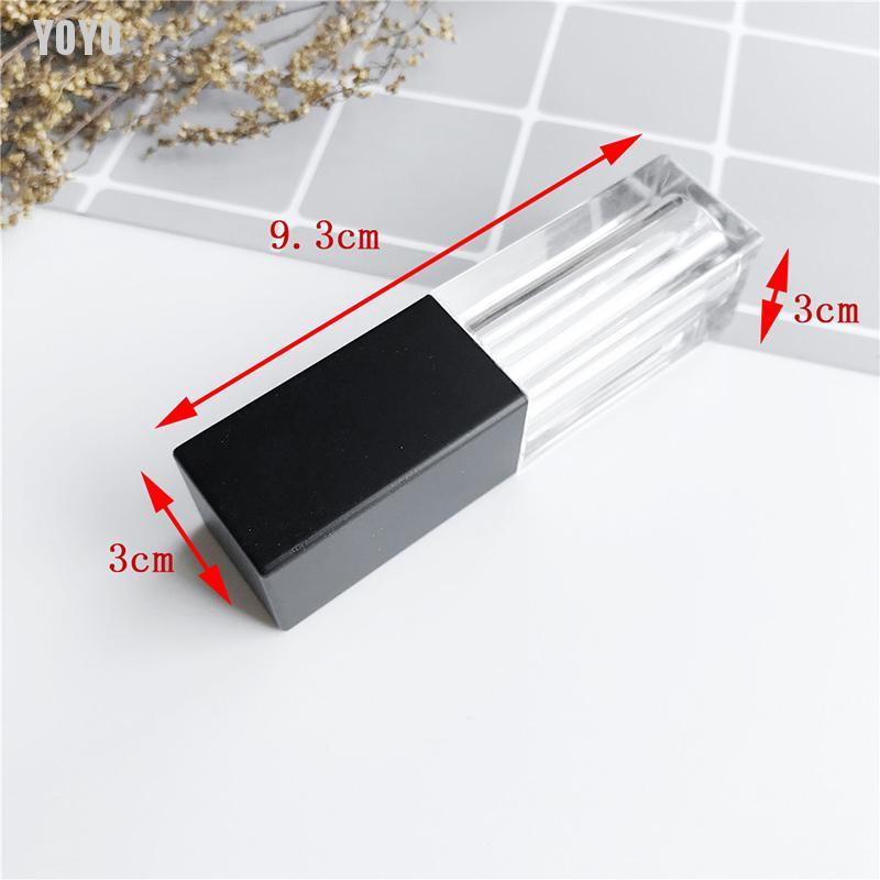 [Hàng mới về] Ống đựng son rỗng trong suốt có nắp đậy tiện dụng chất lượng cao