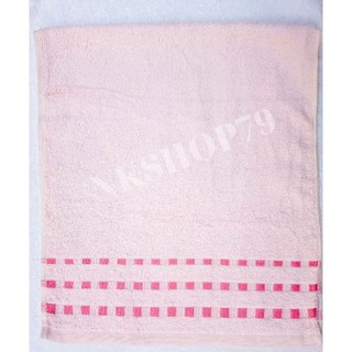 [50 x 100 cm sọc caro 2 đầu] Khăn Tắm Cao Cấp-khăn phong Phú