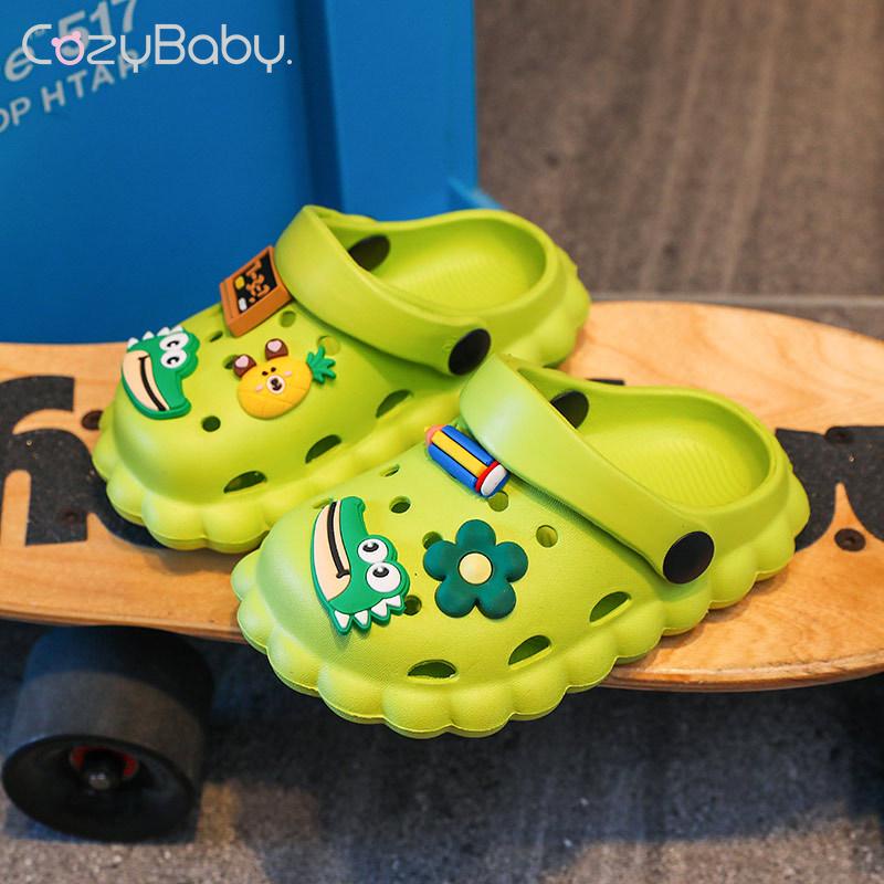 Xăng đan Đục Lỗ Chống Trượt Thoải Mái Thời Trang Đi Biển Mùa Hè Cho Bé