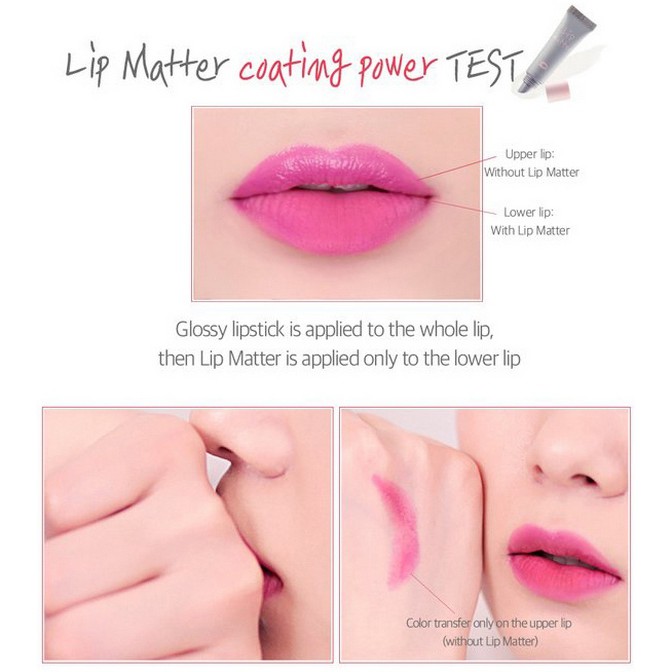 Gel khóa màu son Romand Lip Matter giúp son lâu trôi hơn - HONGS BEAUTY