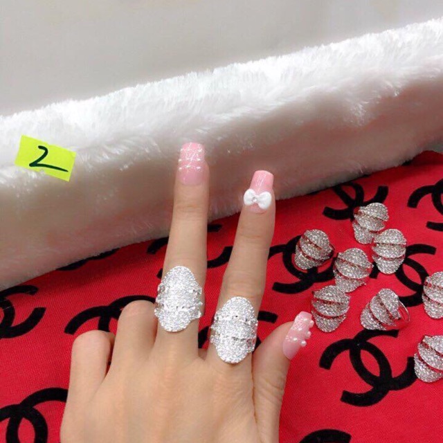 Nhẫn xi bạch kim cao cấp Ab51