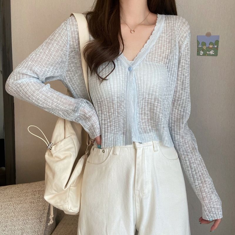 Áo Khoác Cardigan Chống Nắng Siêu Mỏng Thời Trang Mùa Hè Cho Nữ