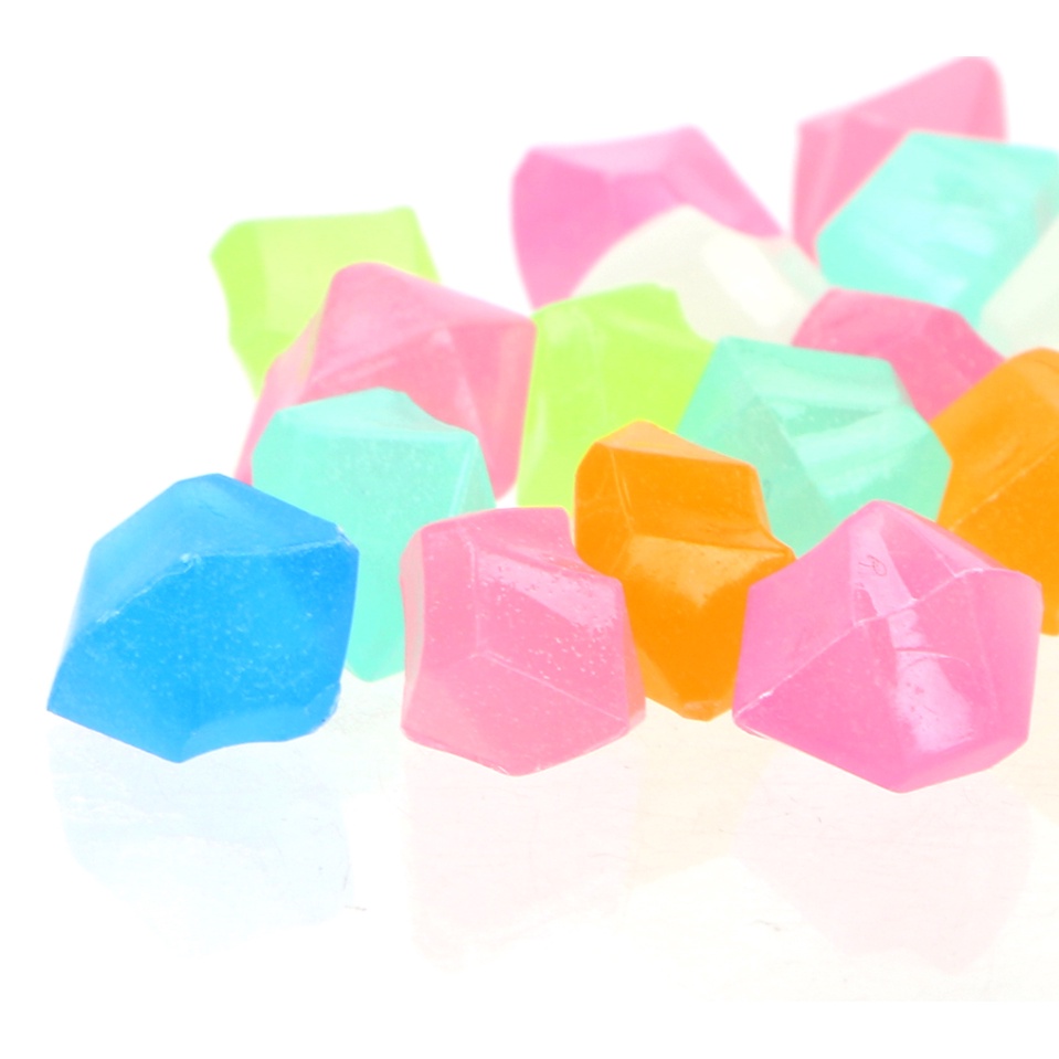 Set 40 Viên Đá Dạ Quang 11X14Mm Trang Trí Đa Năng