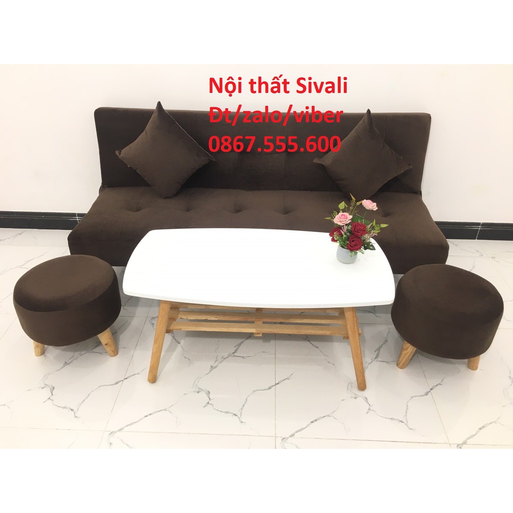 Bộ ghế sofa bed, sofa giường phòng khách Sivali, salon, sopha, sa lông, sô pha