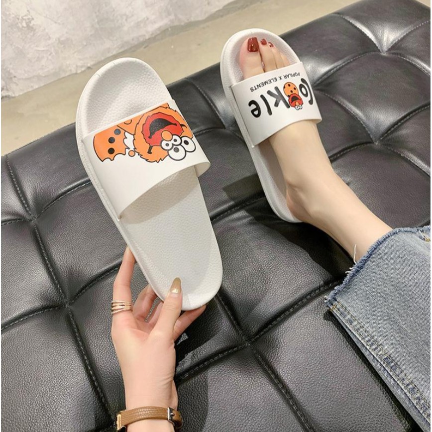 JY202 Dép quai ngang in hình COOKLE đáng yêu