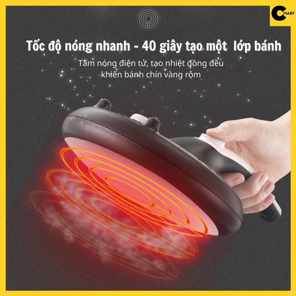 Máy Làm Bánh Tráng, Bánh Crepe, Bánh Cuốn Chống Dính Cao Cấp BEAR DBC-C06E1 [CMART GIA DỤNG TIỆN ÍCH]