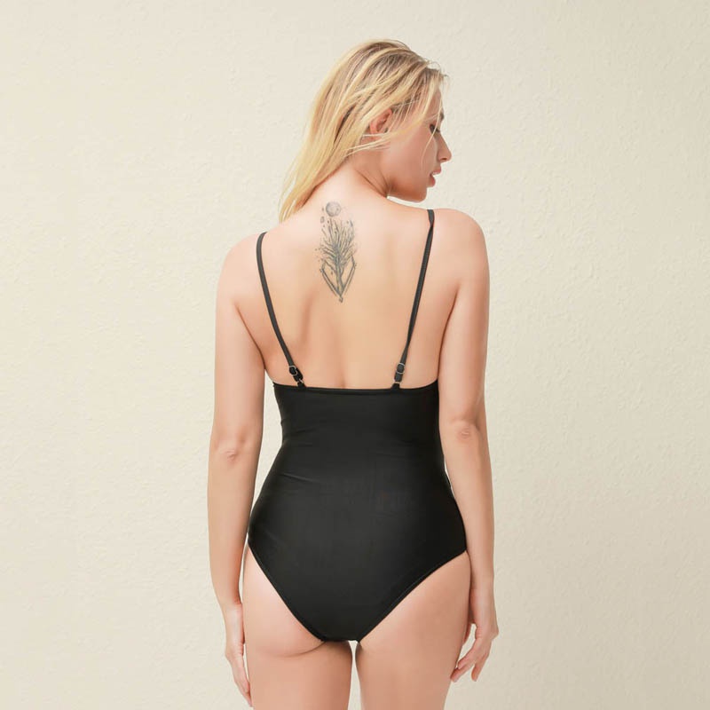 Bikini Một Mảnh Lưng Cao Màu Trơn Gợi Cảm Cho Nữ | BigBuy360 - bigbuy360.vn