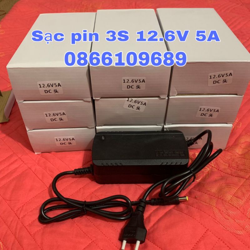 Sạc pin lithium 3s 12.6V 5A