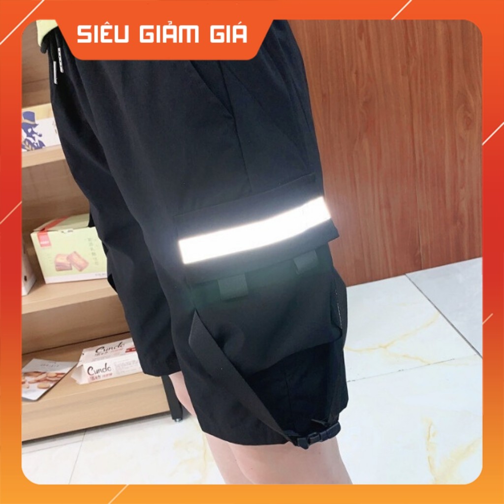 Quần short kaki❤Quần short ngố kaki phản quang nam nữ ( size M - 2XL) có video và ảnh thật