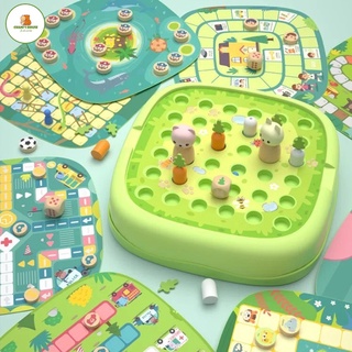 ĐỒ CHƠI BOARD GAME ĐA NĂNG TÍCH HỢP CÁC LOẠI CỜ CHO BÉ - TRÒ CHƠI TƯƠNG TÁC