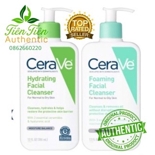 Sữa rửa mặt Cerave đủ size cho da khô và da dầu
