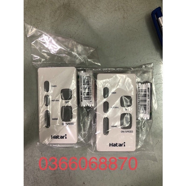 Điều khiển quạt HATARI khiển quạt treo chính hãng