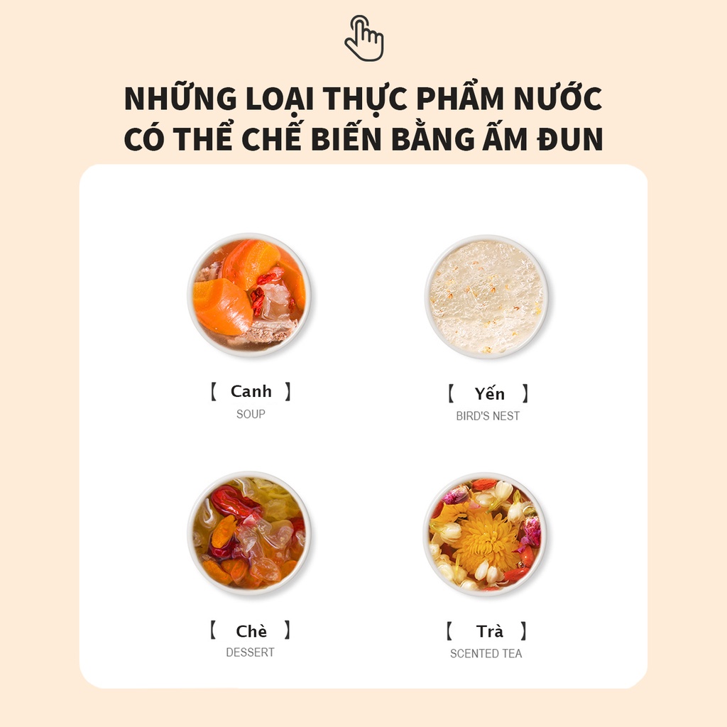 Ấm siêu tốc đa năng CHIGO, mã AST773