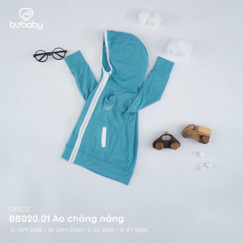 Áo khoát Bu baby, chống nắng màu mới Bu bamboo