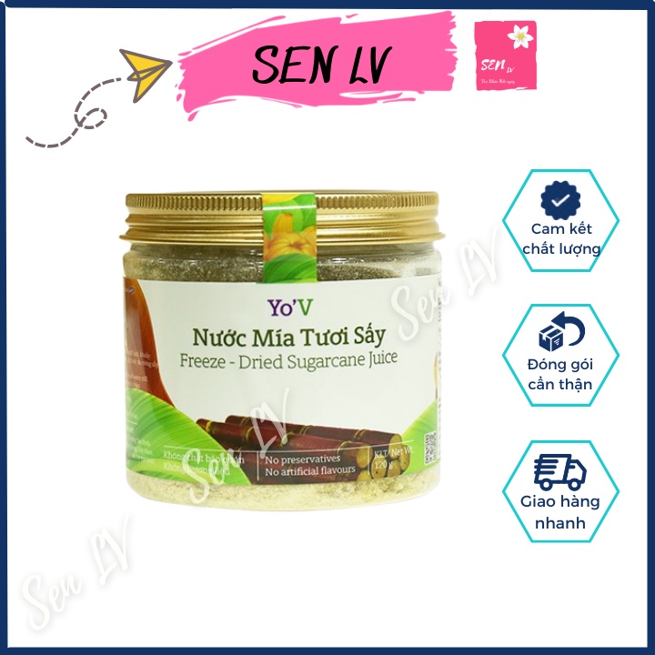 Nước Mía Tươi Sấy Yo'V Vinamit 120g Nước Mía Nguyên Chất Thơm Ngon