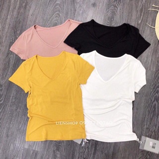 Sale lẻ size áo phông cổ tim HM