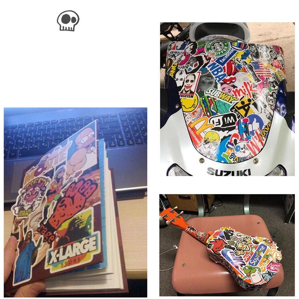 Miếng Dán Trang Trí Sổ Tay Hình Ban Nhạc Rock Punk DIY