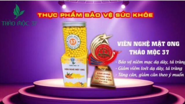 Viên nghệ mật ong _ thảo mộc 37