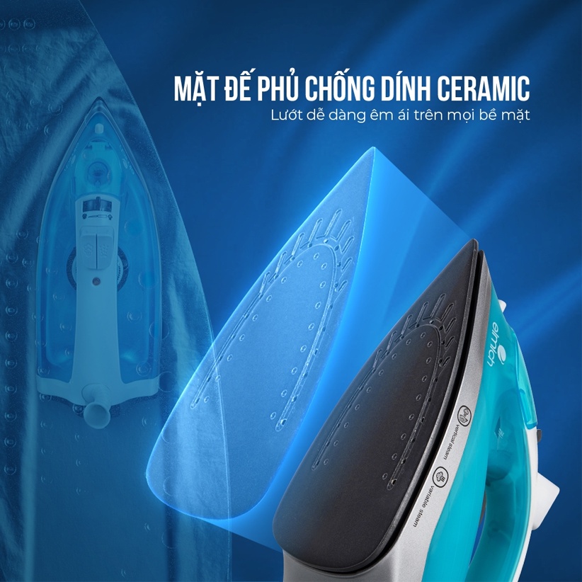 Bàn ủi hơi nước 1200W Elmich SIE-3436 - Hàng chính hãng - Bảo hành 24 tháng
