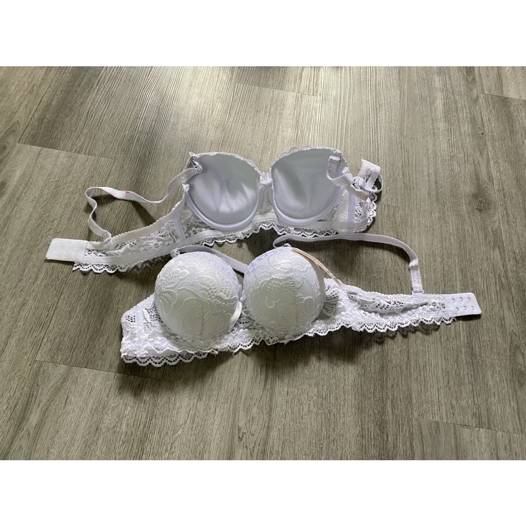 Áo lót ren Thái đệm dày nâng ngực đẩy ngực tạo khe 8382