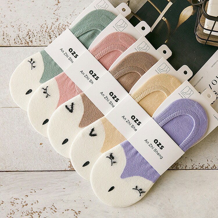 Vớ cotton chống trượt dễ thương tiện dụng