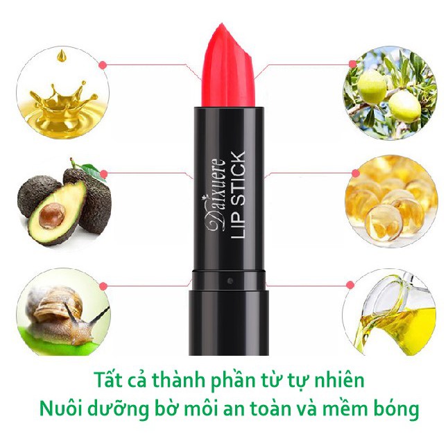 Son dưỡng môi Lip màu đỏ |11| Tinh chất trái cây dưỡng môi mềm mại, Son lâu trôi dưỡng ẩm