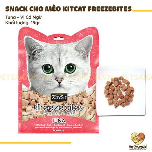 [CHÍNH HÃNG] SNACK ĂN VẶT KITCAT FREEZEBITES CHO MÈO