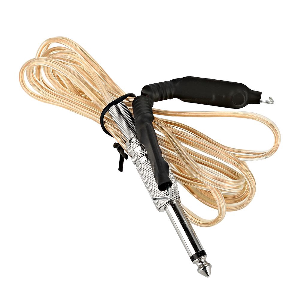 Dây cáp nguồn máy xăm hình bằng silicone trong suốt