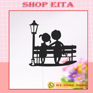 10 Que cắm khung chữ happybirday loại 2 trang trí bánh kem, trang trí bánh sinh nhật