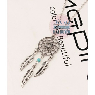 Vòng cổ boho dây dài mặt dreamcatcher