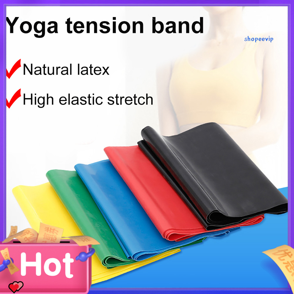 SPVP Body Stretching Yoga Fitness Exercise Strength Training Latex Resistance Band