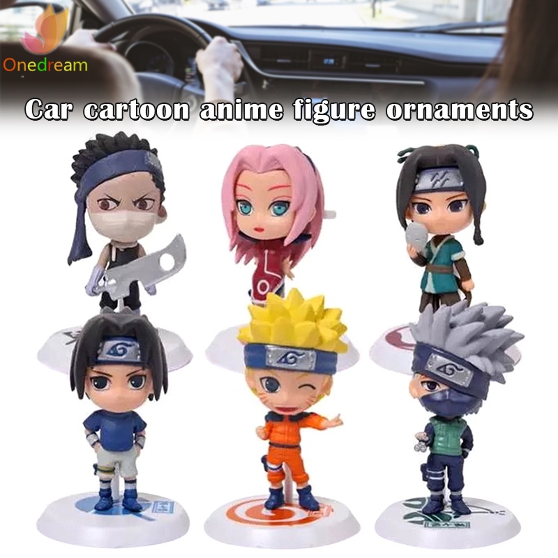 ❦ღ♣ 6pcs/set Classic Figurine Naruto PVC Action Figure Toys Full Set Model Gifts for Kids